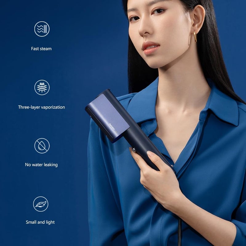 Nesugar G3 Steamer for Clothes Portable Travel Steamer, Fashion Handheld Garment Steamer, 0.75lbs Lightly, 15s Fast Heat-up, Light Mini Steam Iron for travel and home（navy blue） - Image 1